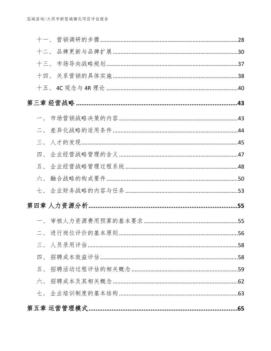 大同市新型城镇化项目评估报告参考模板_第3页