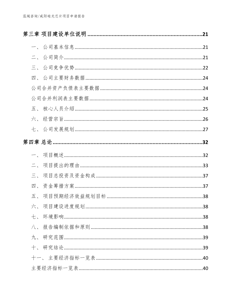 咸阳硅光芯片项目申请报告_第4页
