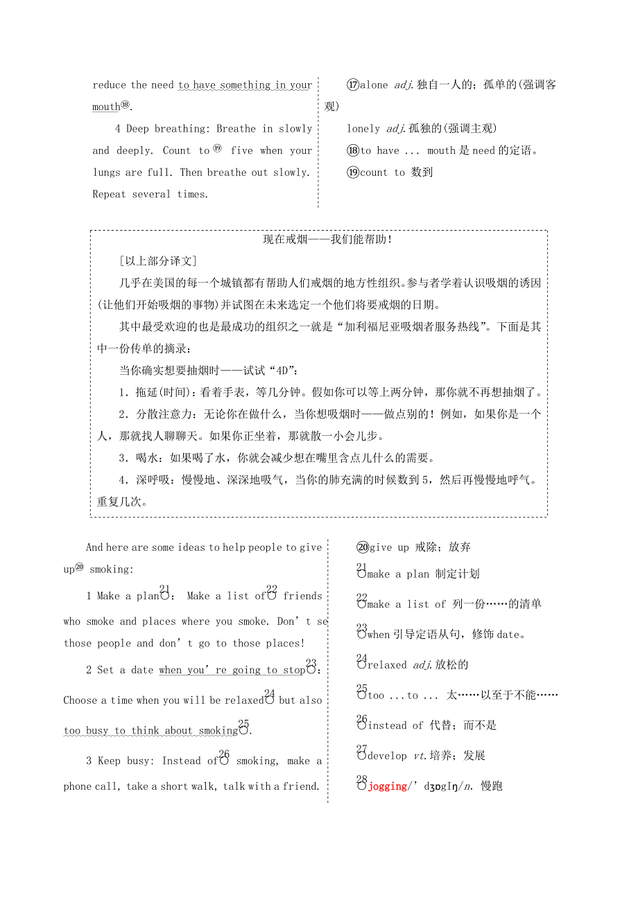 2022年高中英语Module2NoDrugsSectionⅣOtherPartsoftheModule教学案外研版必修2_第2页