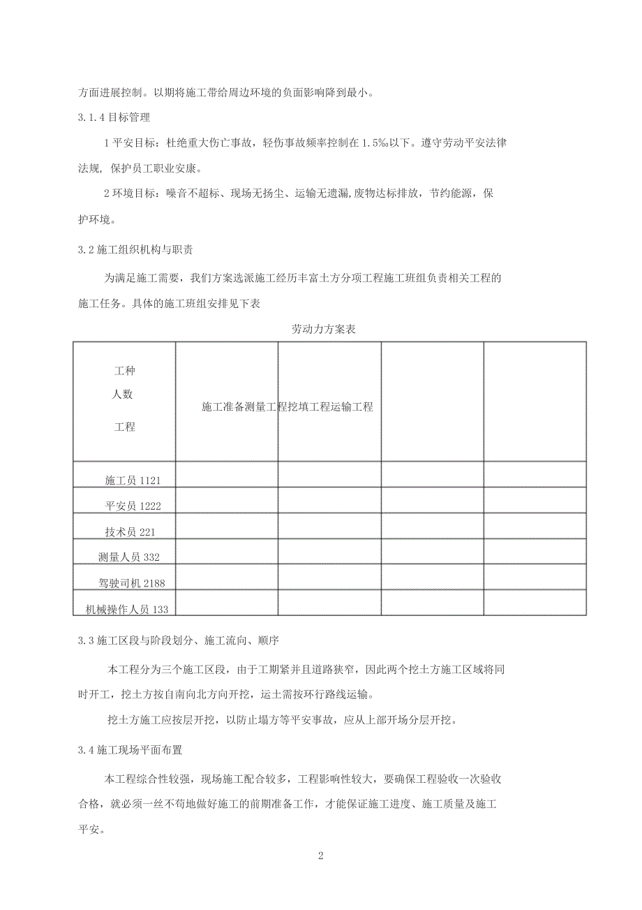 土方工程施工组织设计(方案)_第2页