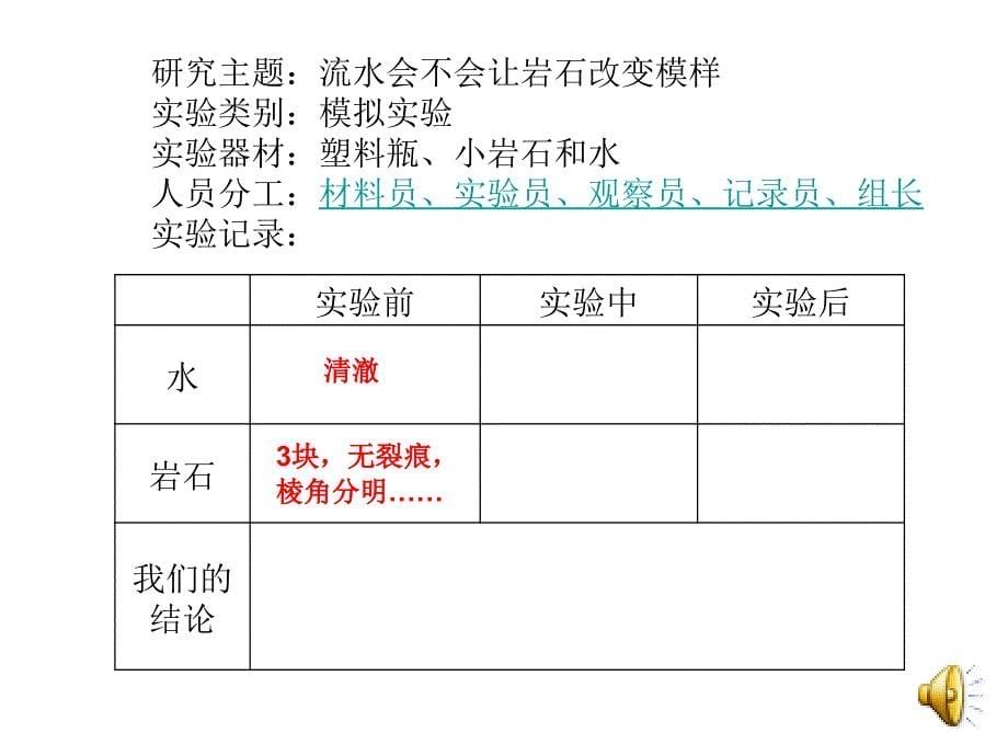 小学科学五年级上册岩石会改变模样吗_第5页