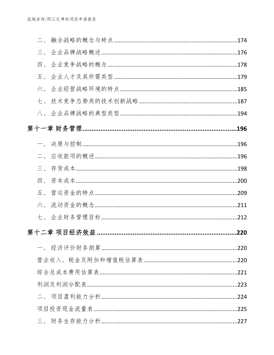 阳江扎啤机项目申请报告【范文模板】_第4页