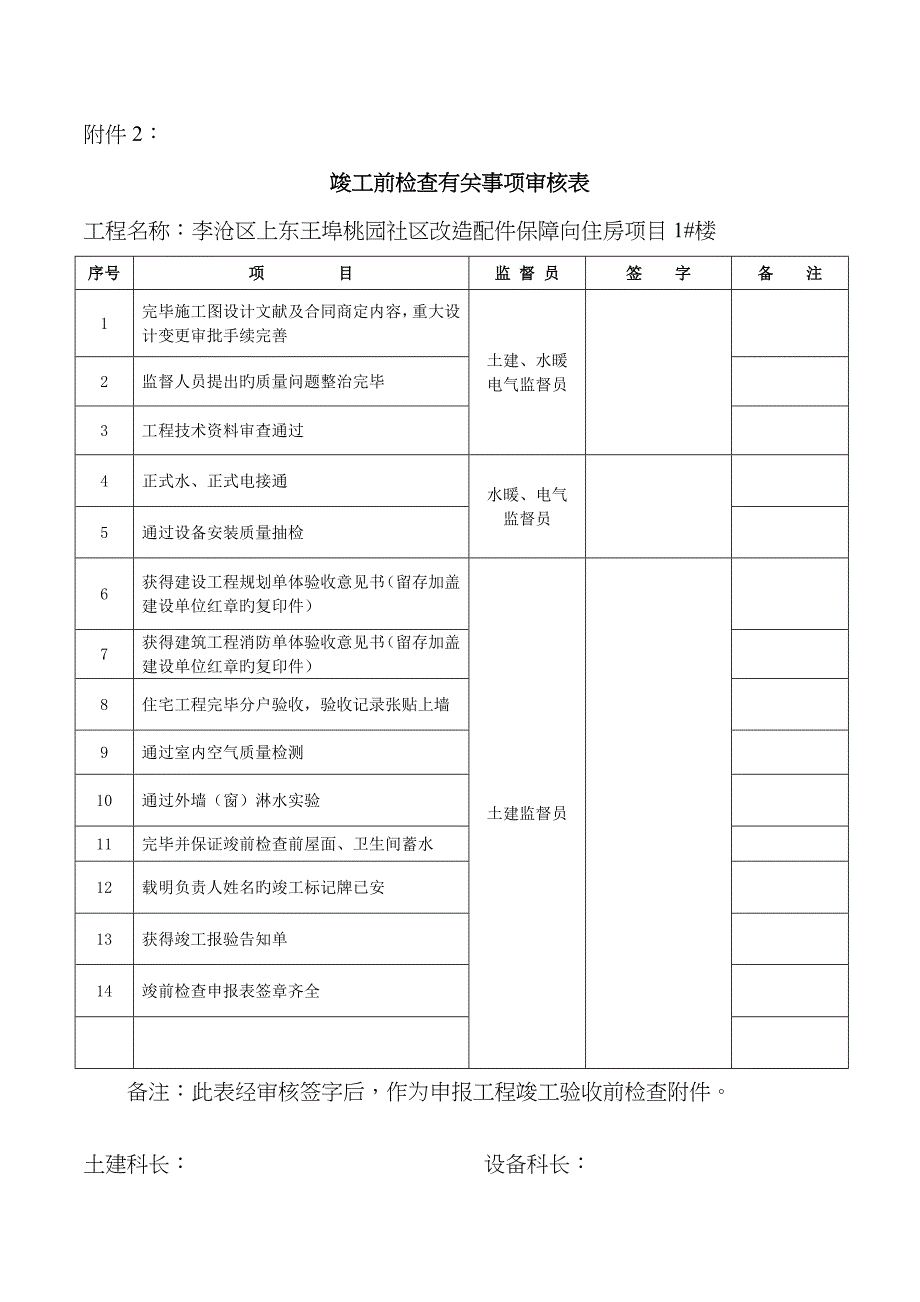 竣工前检查表格_第3页