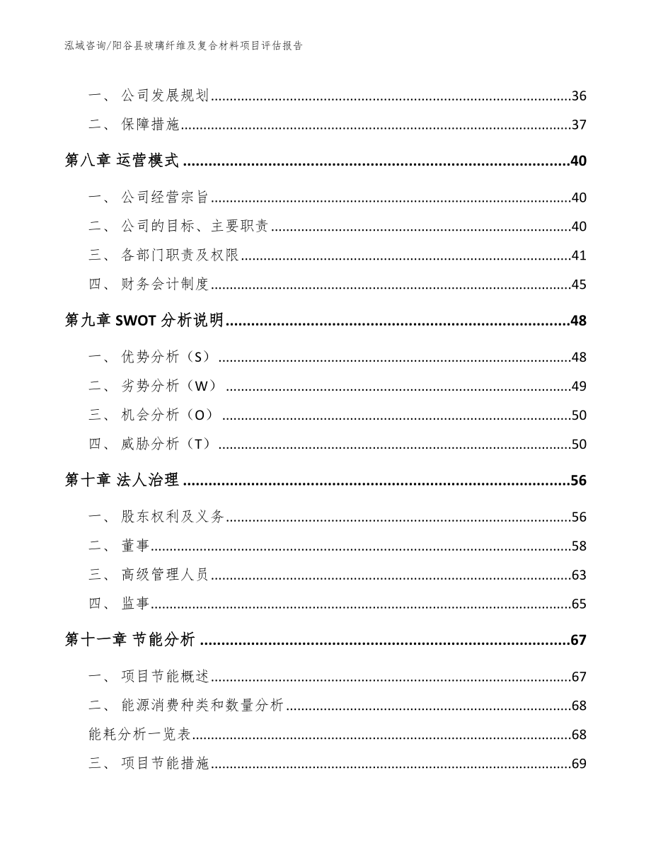 阳谷县玻璃纤维及复合材料项目评估报告（模板范文）_第4页