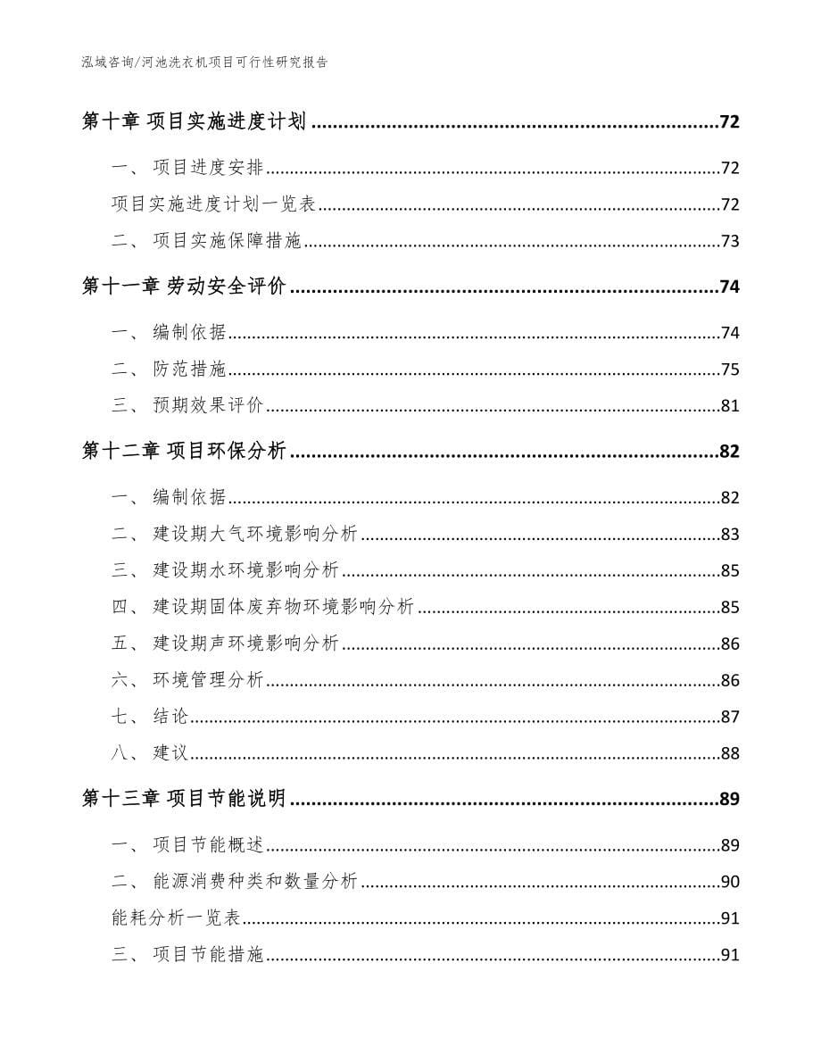 河池洗衣机项目可行性研究报告【范文参考】_第5页