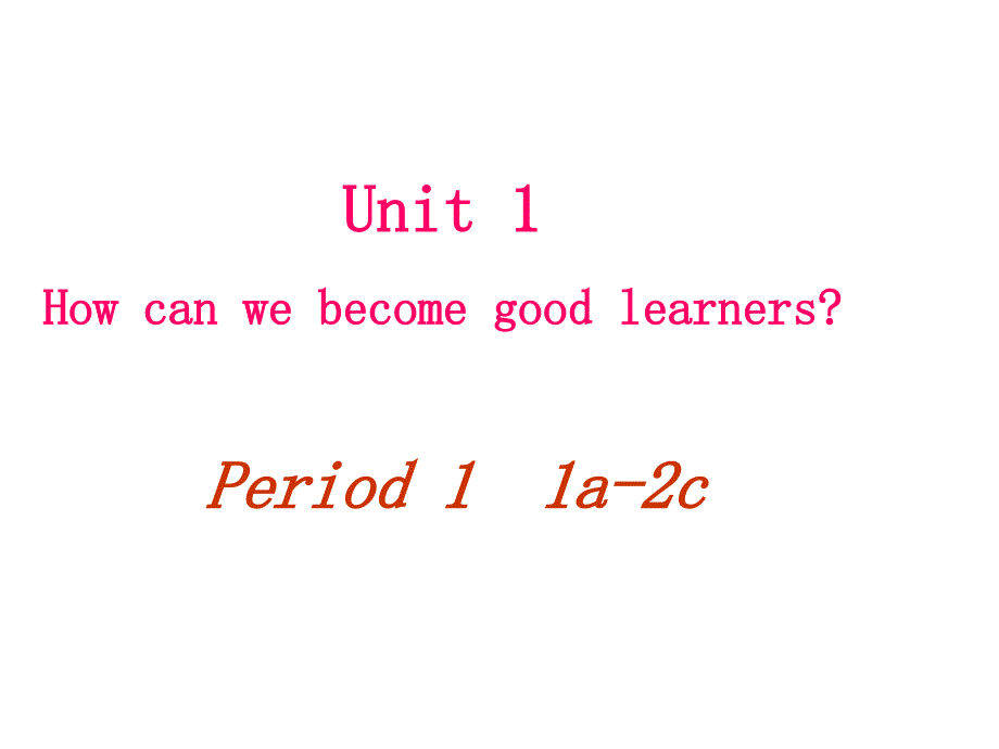 人教版九年级英语Unit1period1课件12_第1页