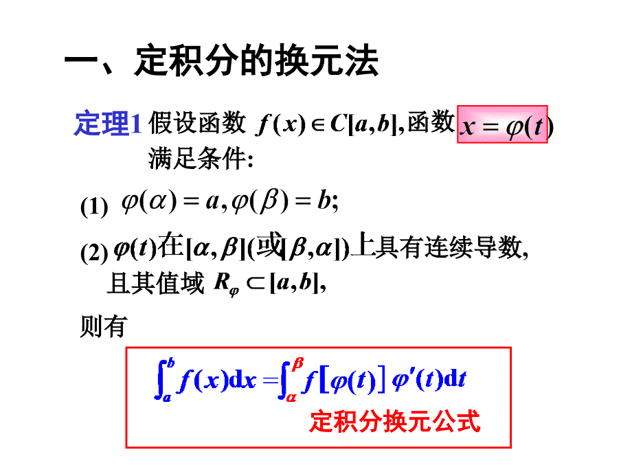 高等数学：5-3定积分的计算_第2页