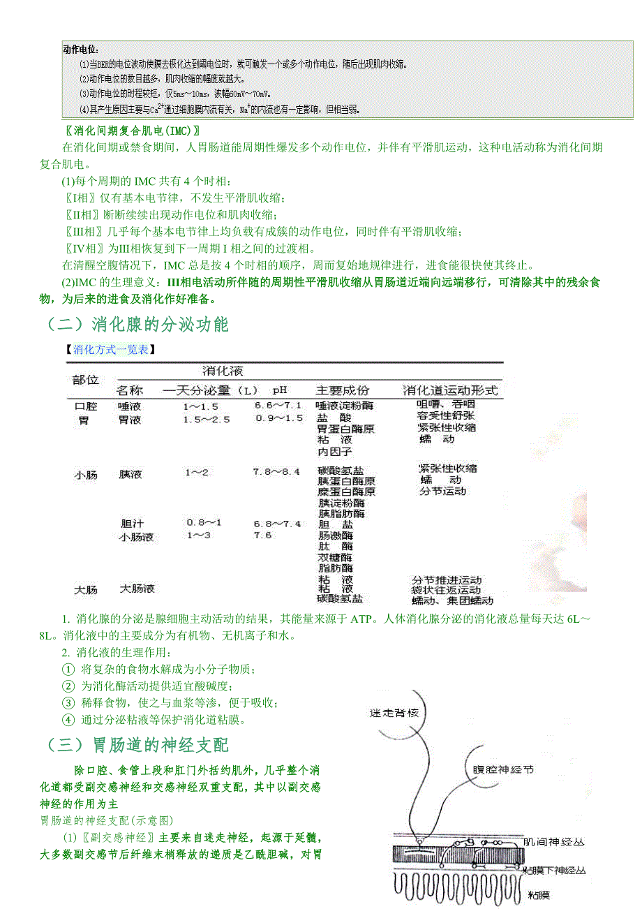 北京中医药大学中药学(专)生理学笔记整理-消化道.doc_第2页