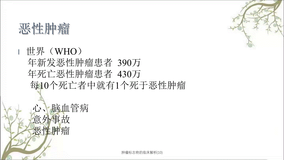 肿瘤标志物的临床解析10课件_第2页