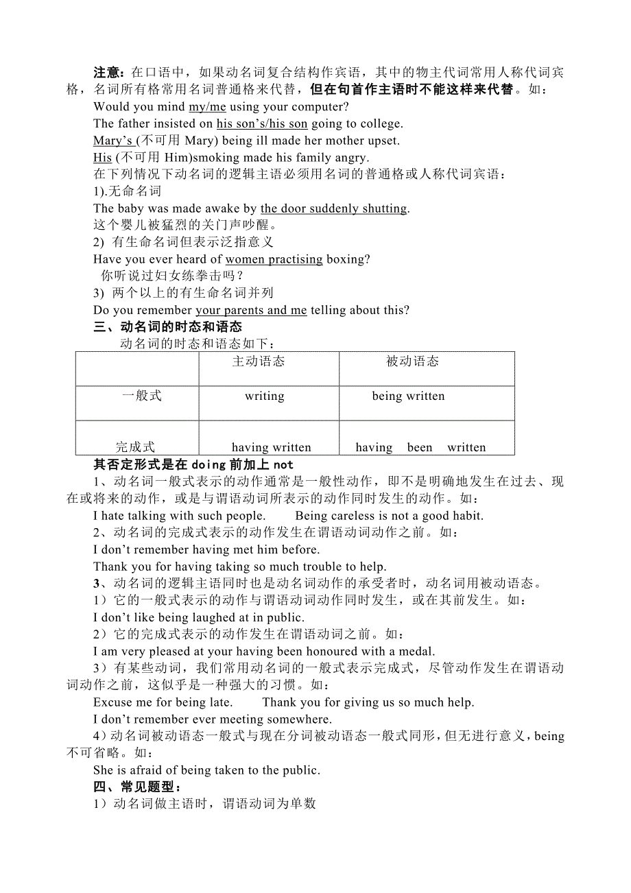 普陀新王牌高中英语动名词_第3页