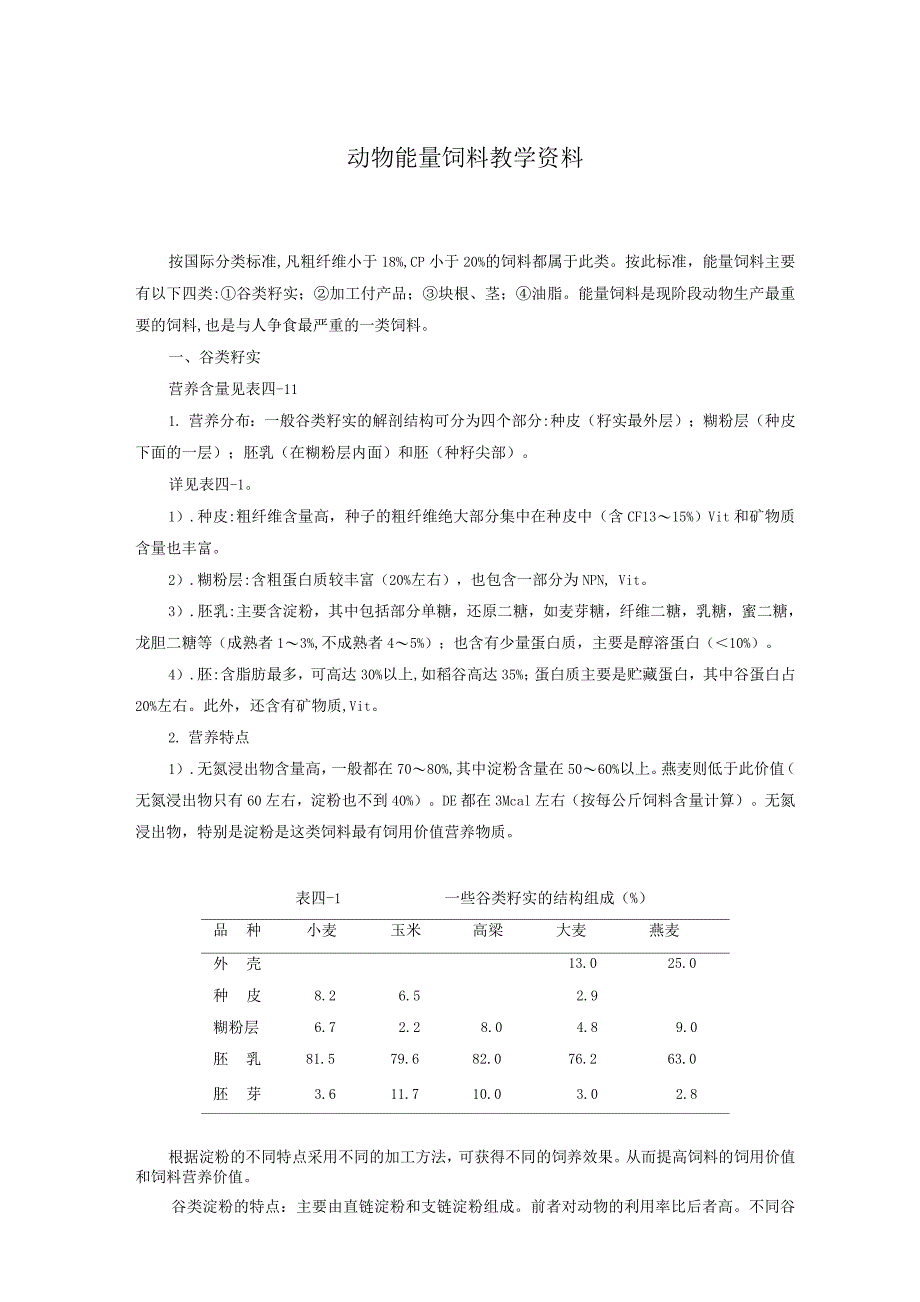 动物能量饲料教学资料.docx_第1页