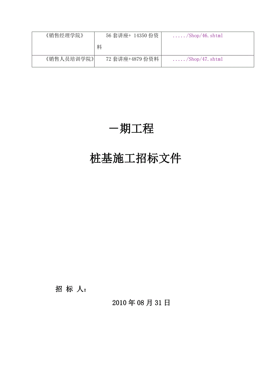 桩基工程施工招标文件_第2页