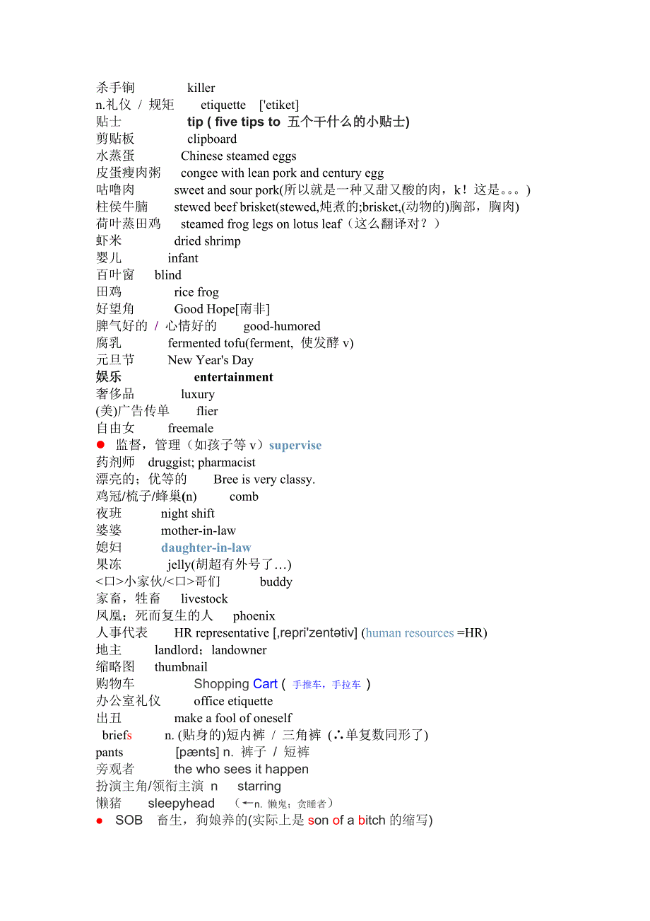 实用词汇收集学习.doc_第2页