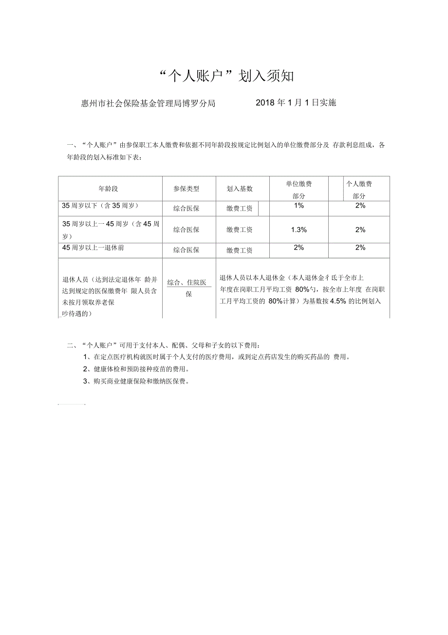 个人账户划入须知_第1页