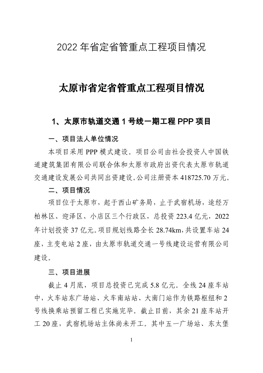 2022年省定省管重点工程项目情况.doc_第1页