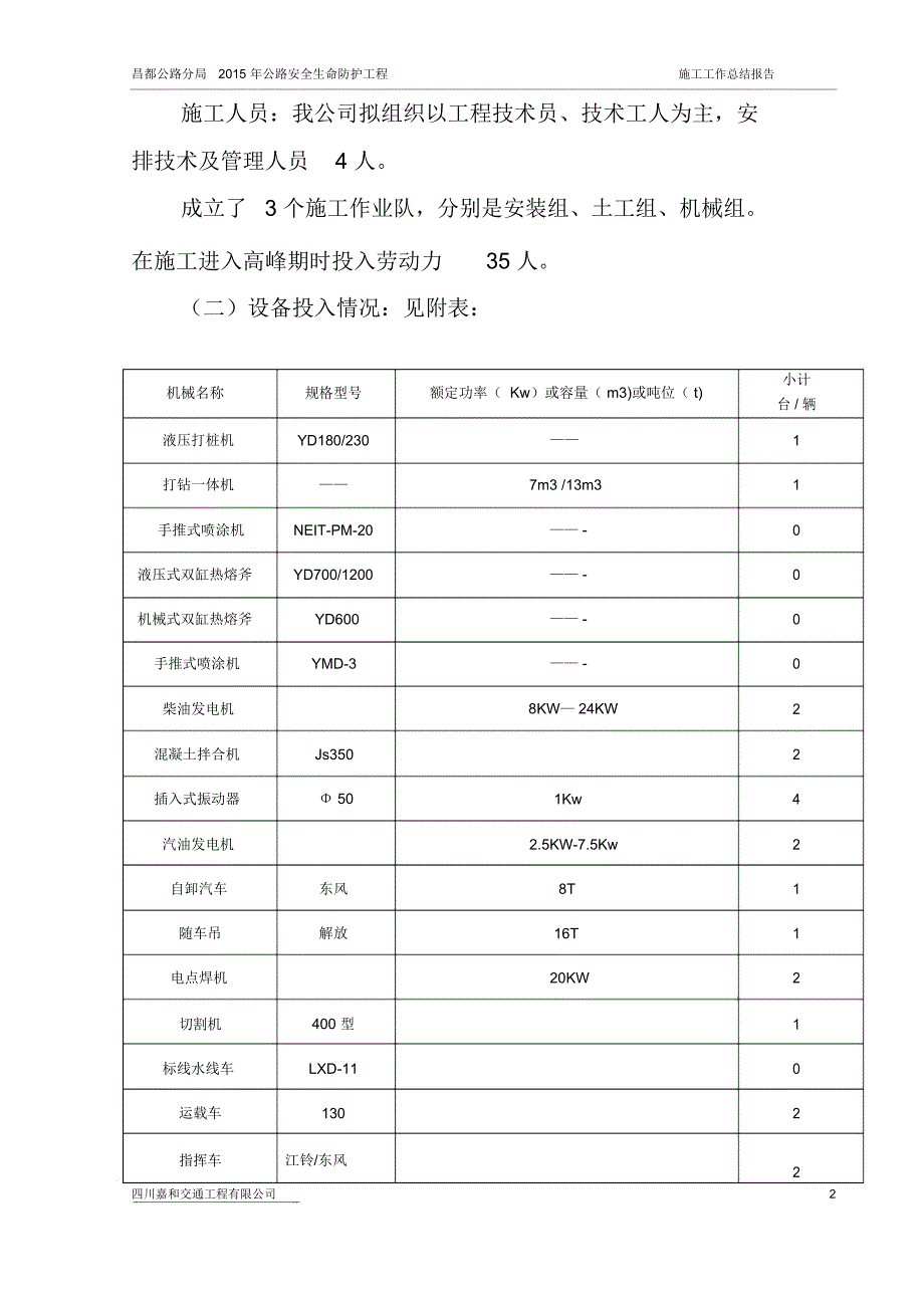 交通安全设施施工总结_第2页