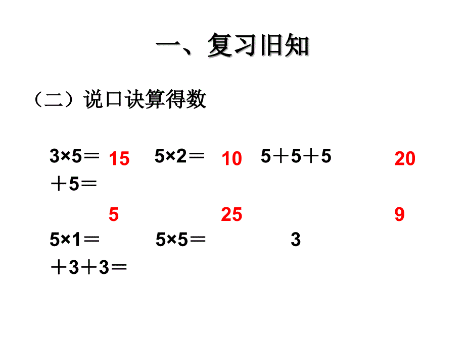 二上4的乘法口诀1课件_第3页