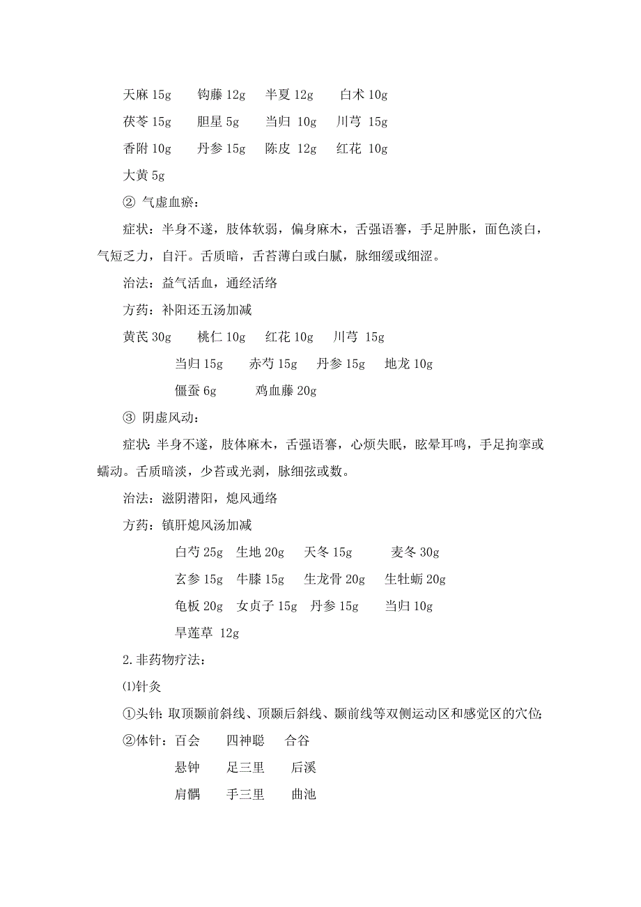 康复科常见病及中医优势病种诊疗方案_第4页