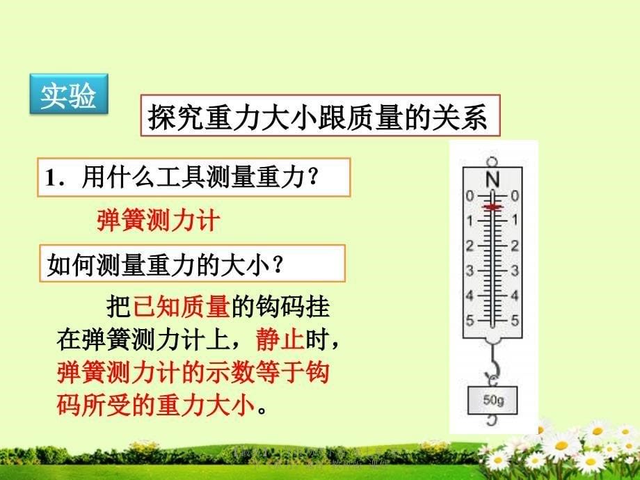 最新八年级物理下册第七章第三节重力课件教科版课件_第5页