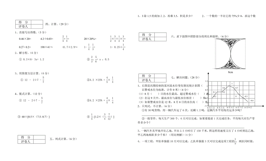 凉山州2010年小学毕业考试试卷.doc_第2页