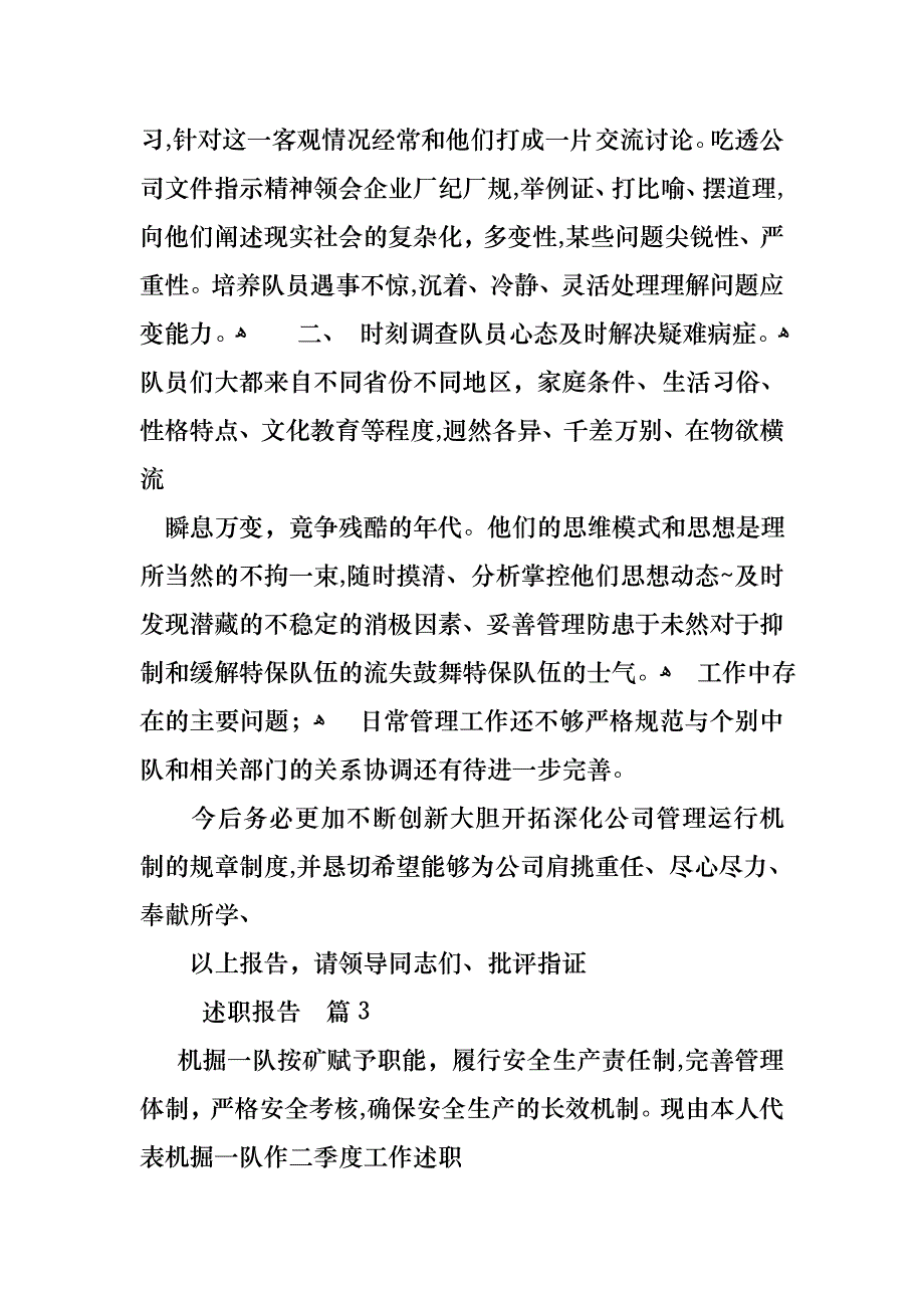 述职报告模板集合九篇_第3页