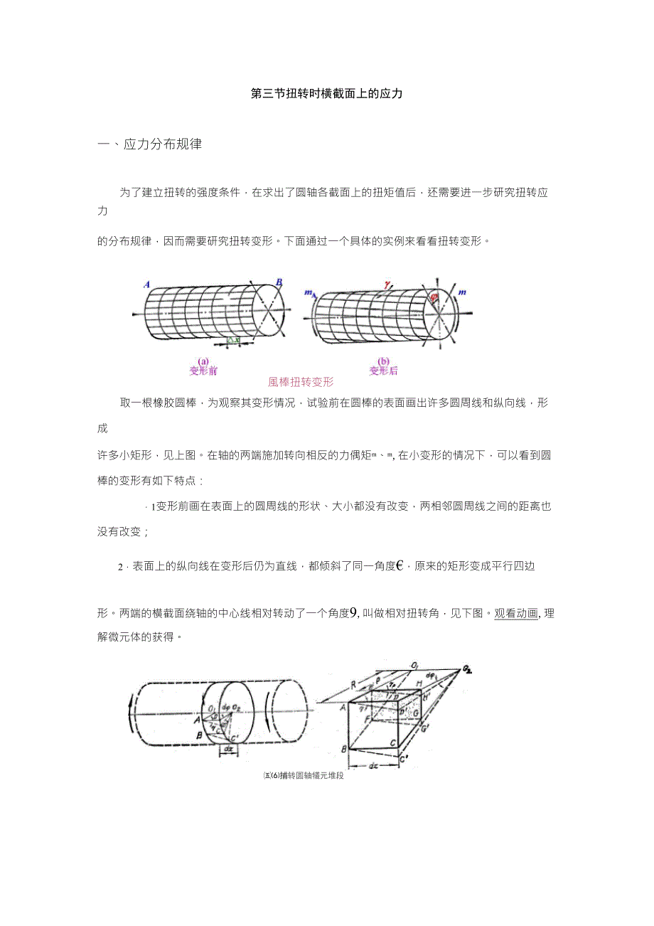 扭转时横截面上的应力_第1页