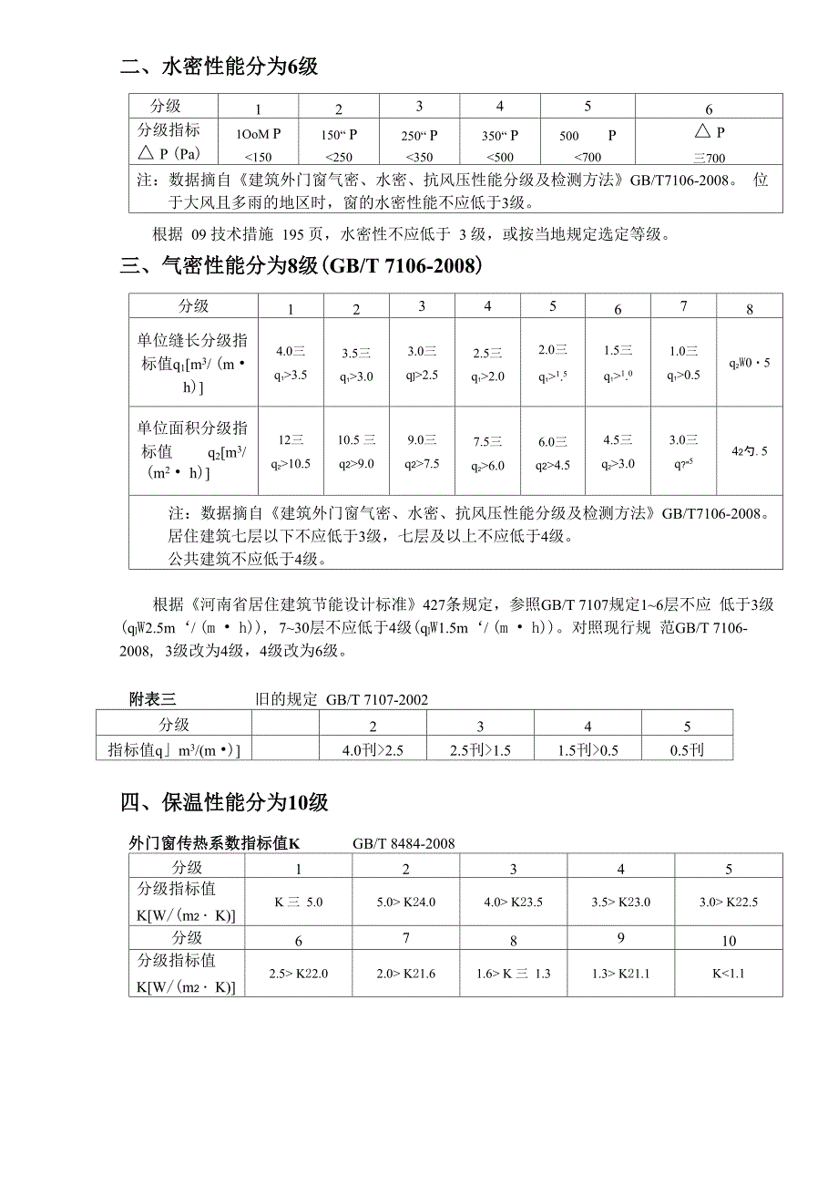 门窗的物理性能及抗风压等级计算_第3页