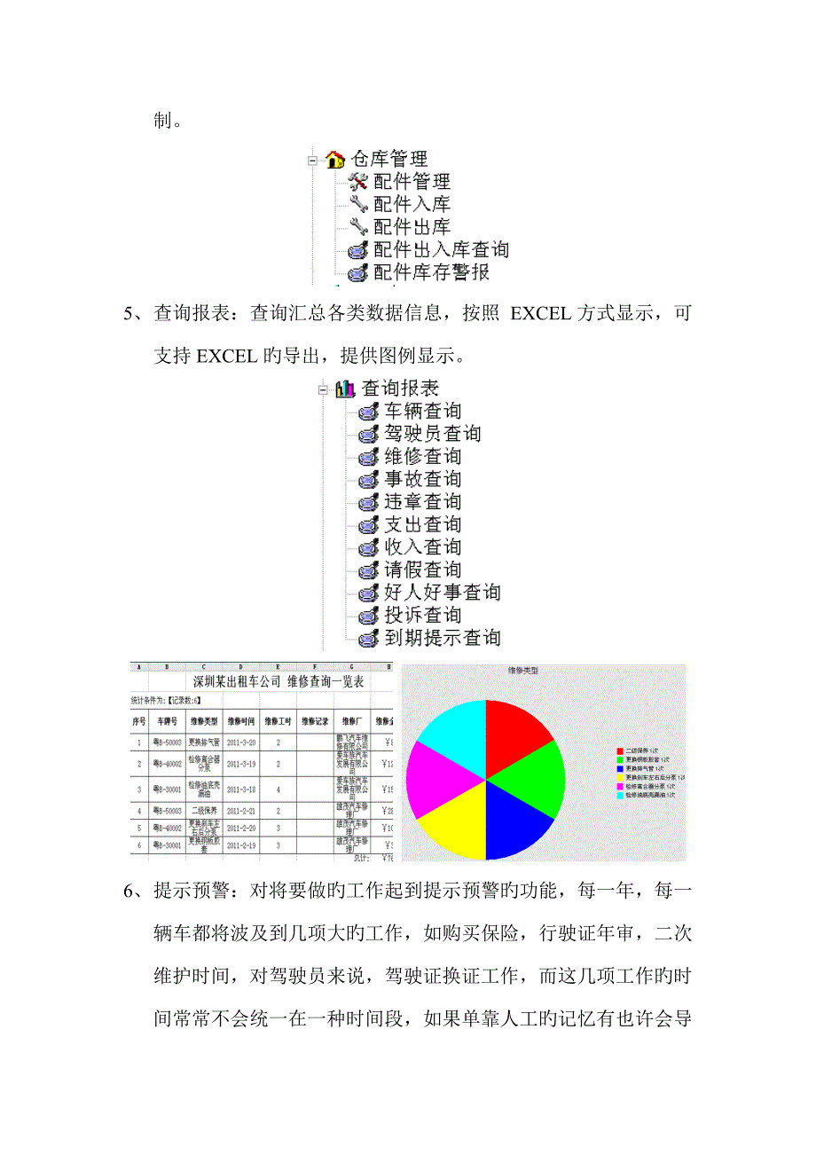 宇涵车辆管理软件产品专题方案_第4页