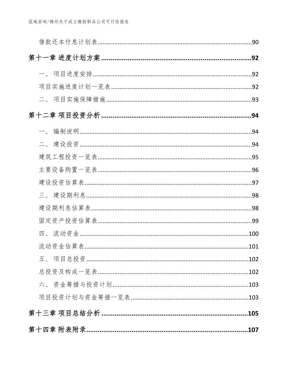 锦州关于成立橡胶制品公司可行性报告（范文）_第5页