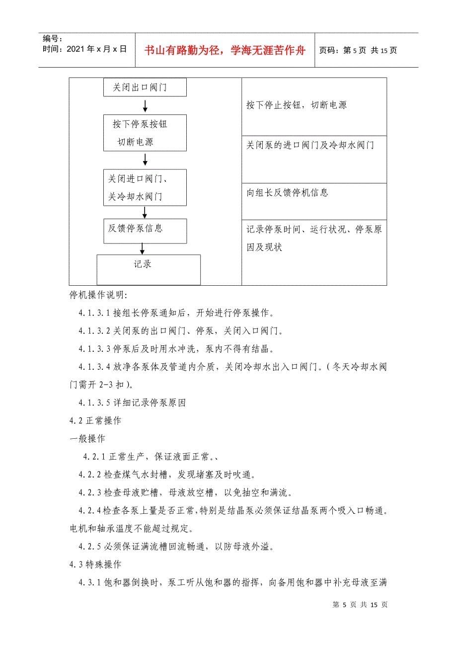 硫铵泵工岗位标准化作业指导书_第5页