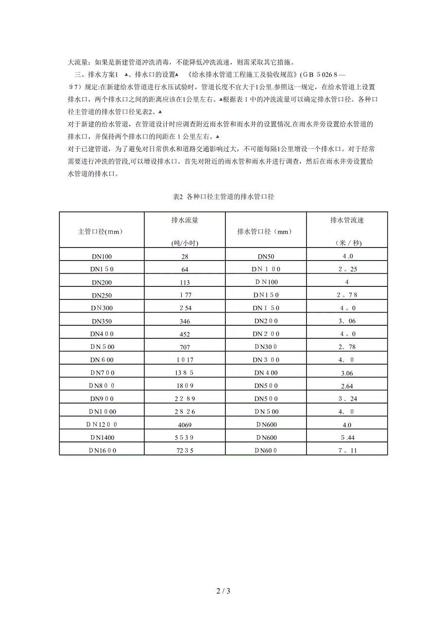 大口径管道市政给水管网冲洗_第2页