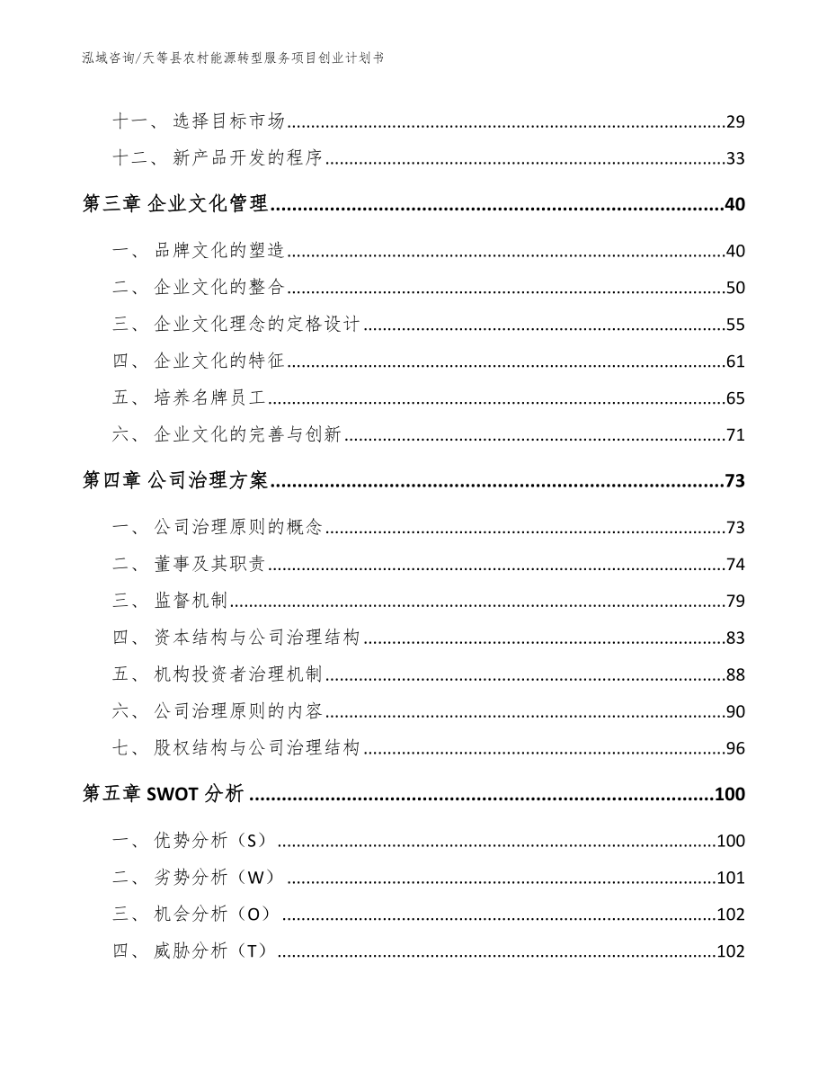 天等县农村能源转型服务项目创业计划书【模板范文】_第3页