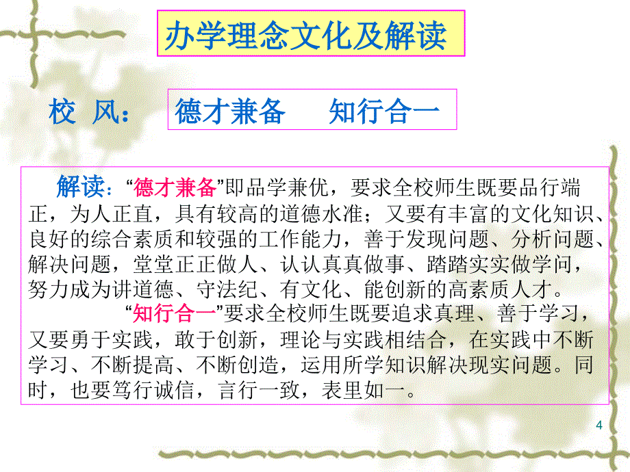 中心小学校园文化建设规划ppt课件_第4页