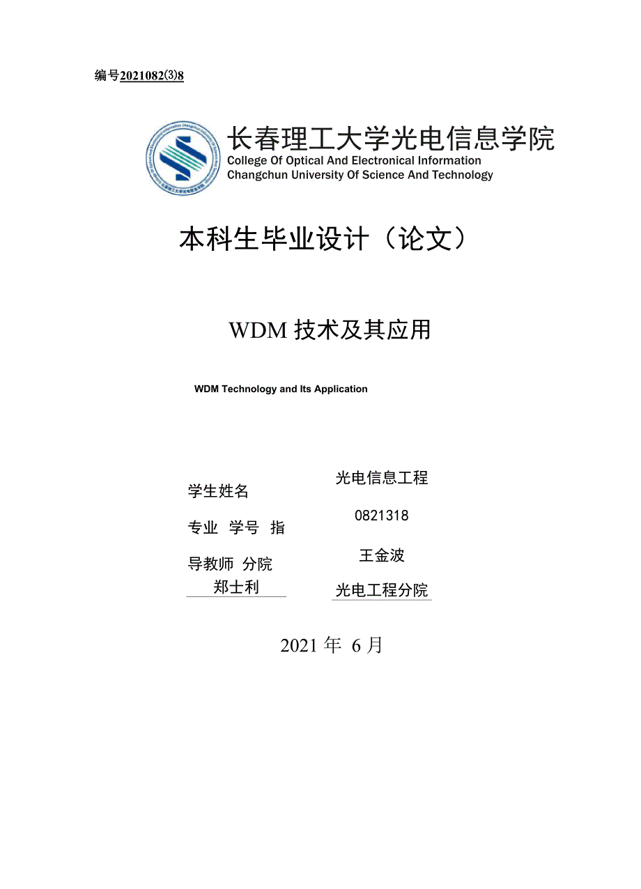 WDM技术及其应用文档_第2页