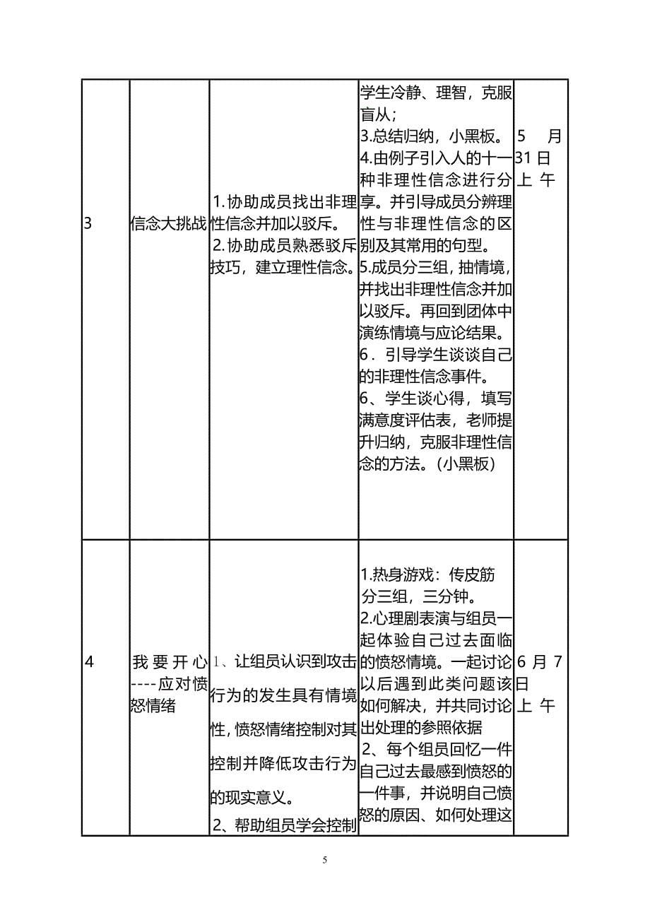 青少年情绪控制小组活动策划方案_第5页