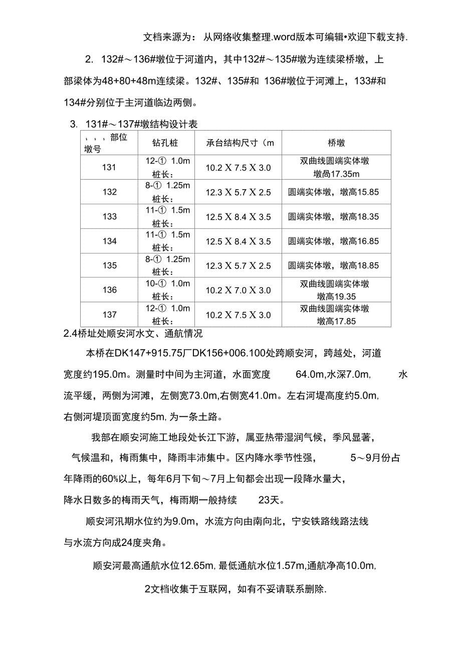 跨顺安河桥墩基础施工安全防护方案_第5页