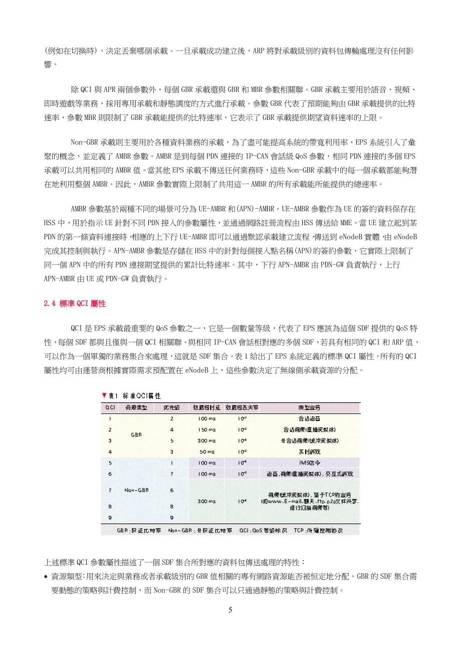 LTEEPS系統的QoS機制_第5页