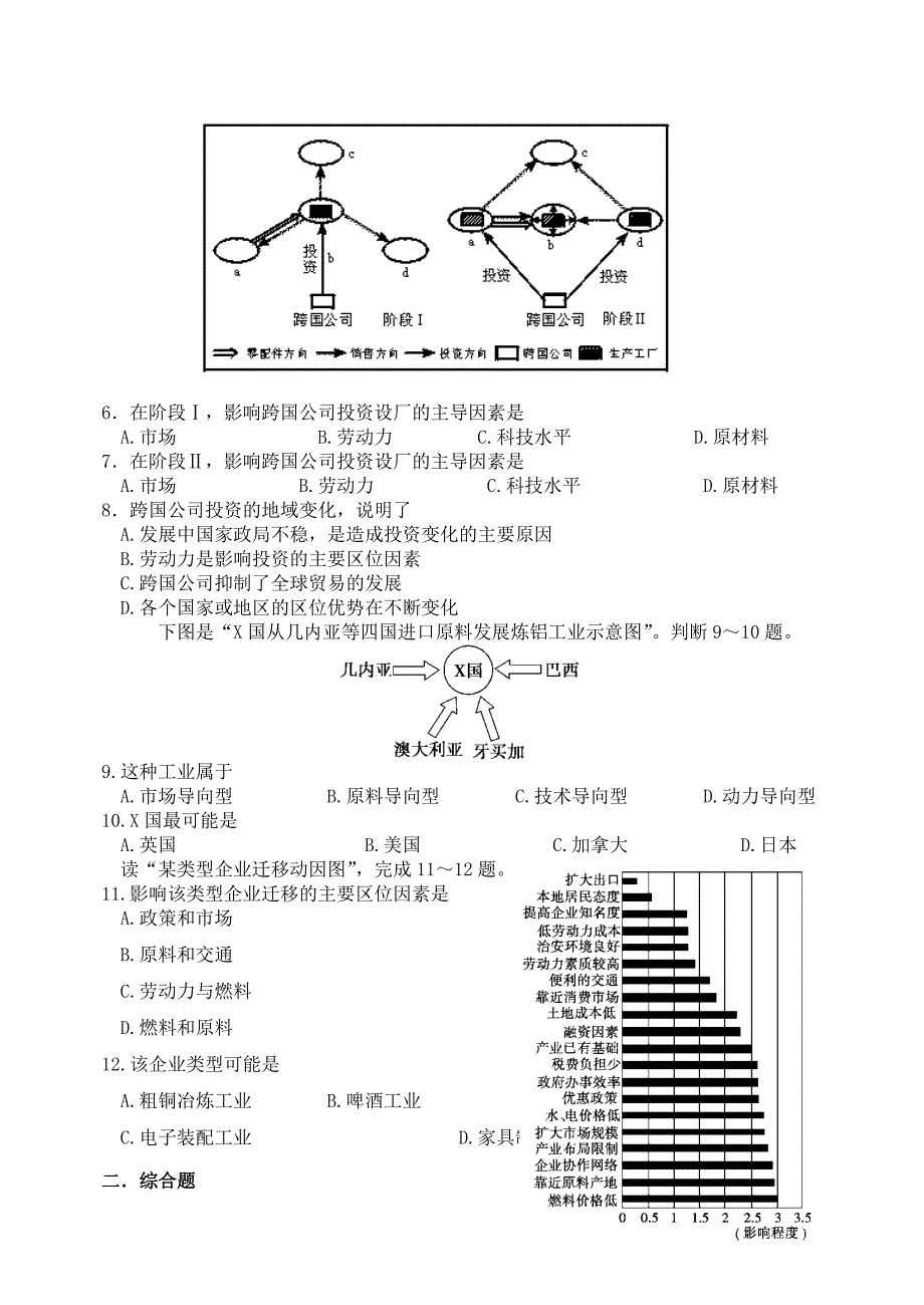 【精品】吉林省东北师大附中净月校区高三地理上学期限时训练15_第2页