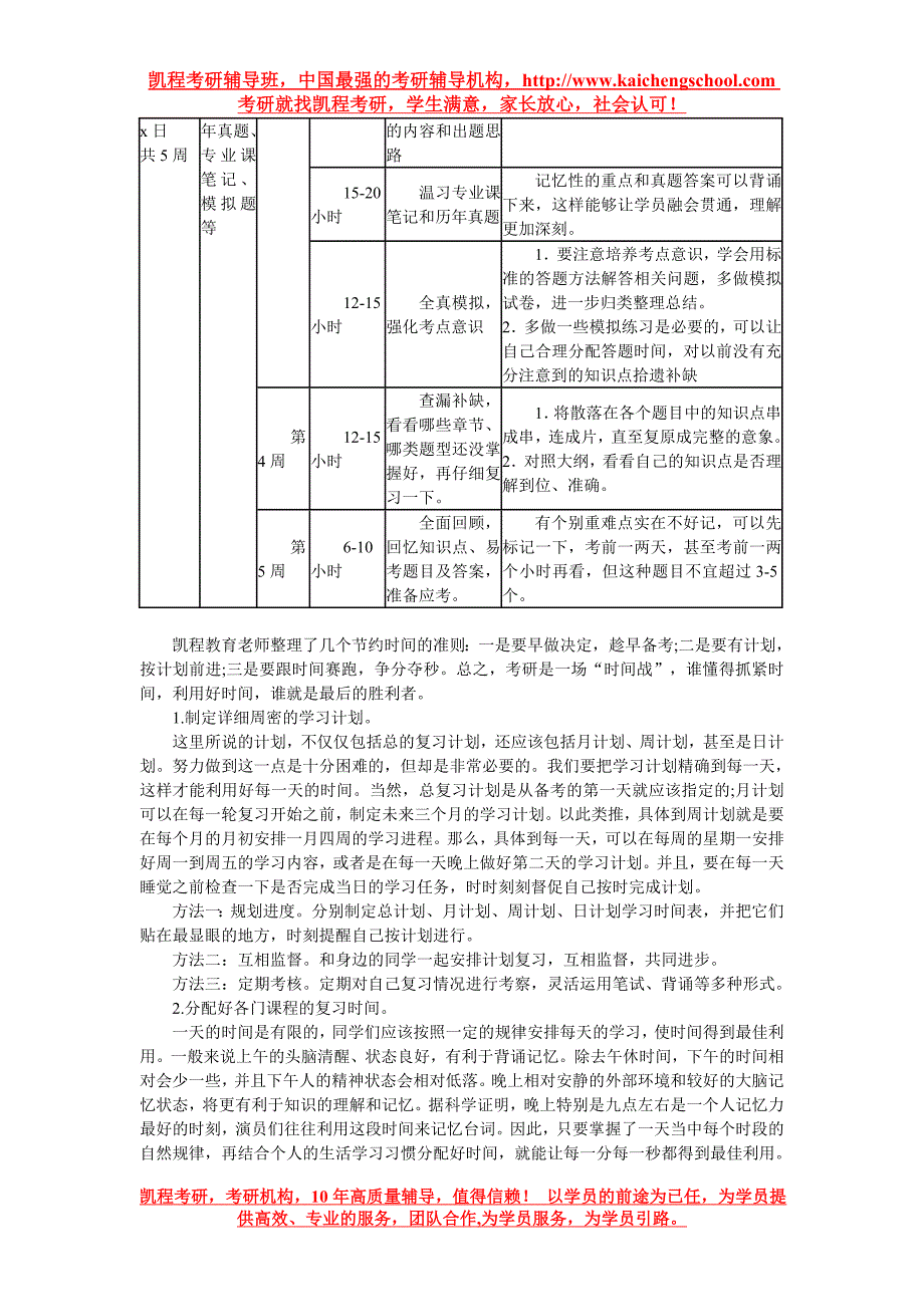 考研管理类联考考研全年阶段计划表_第3页