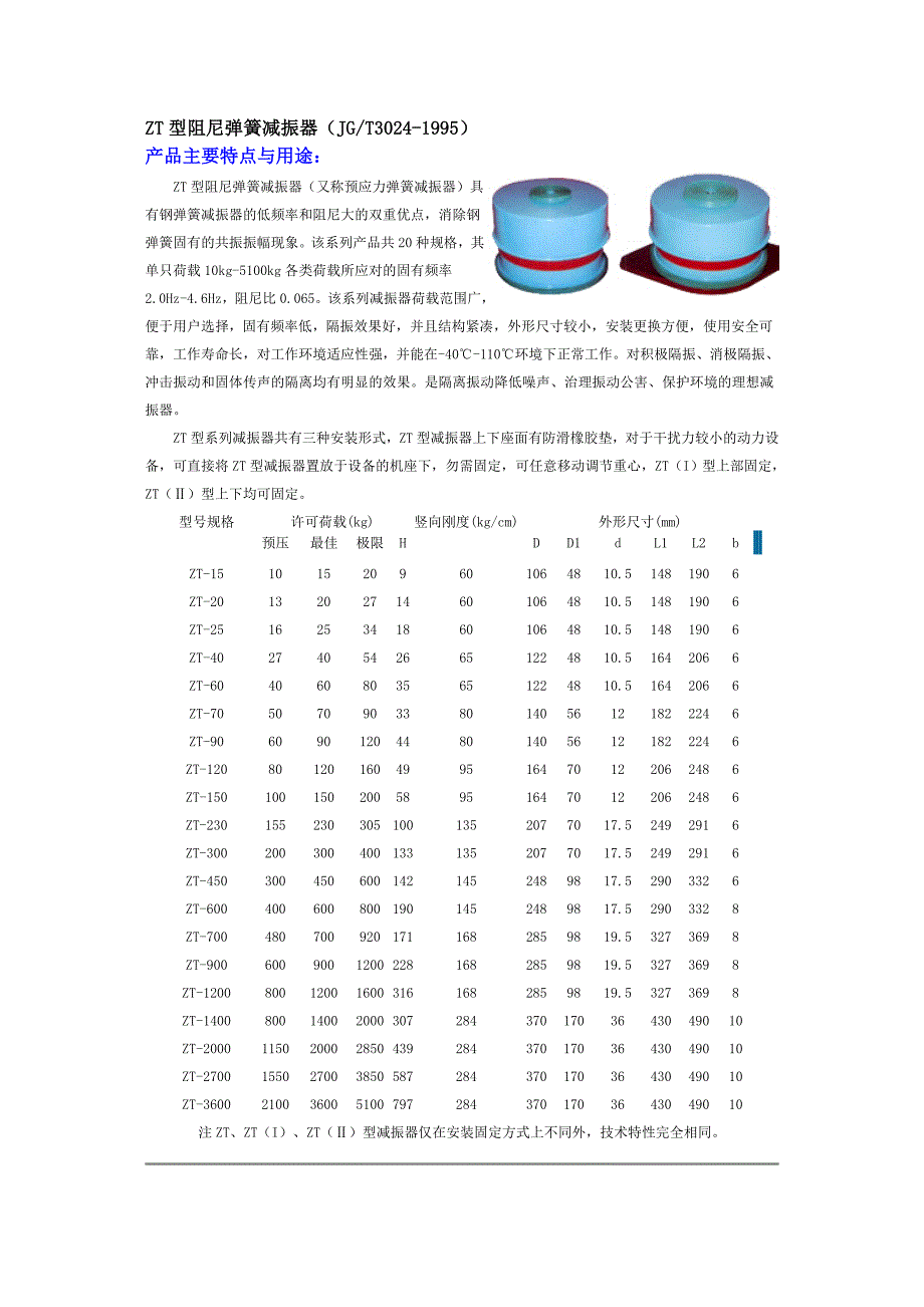 ZT型阻尼弹簧减振器.doc_第1页