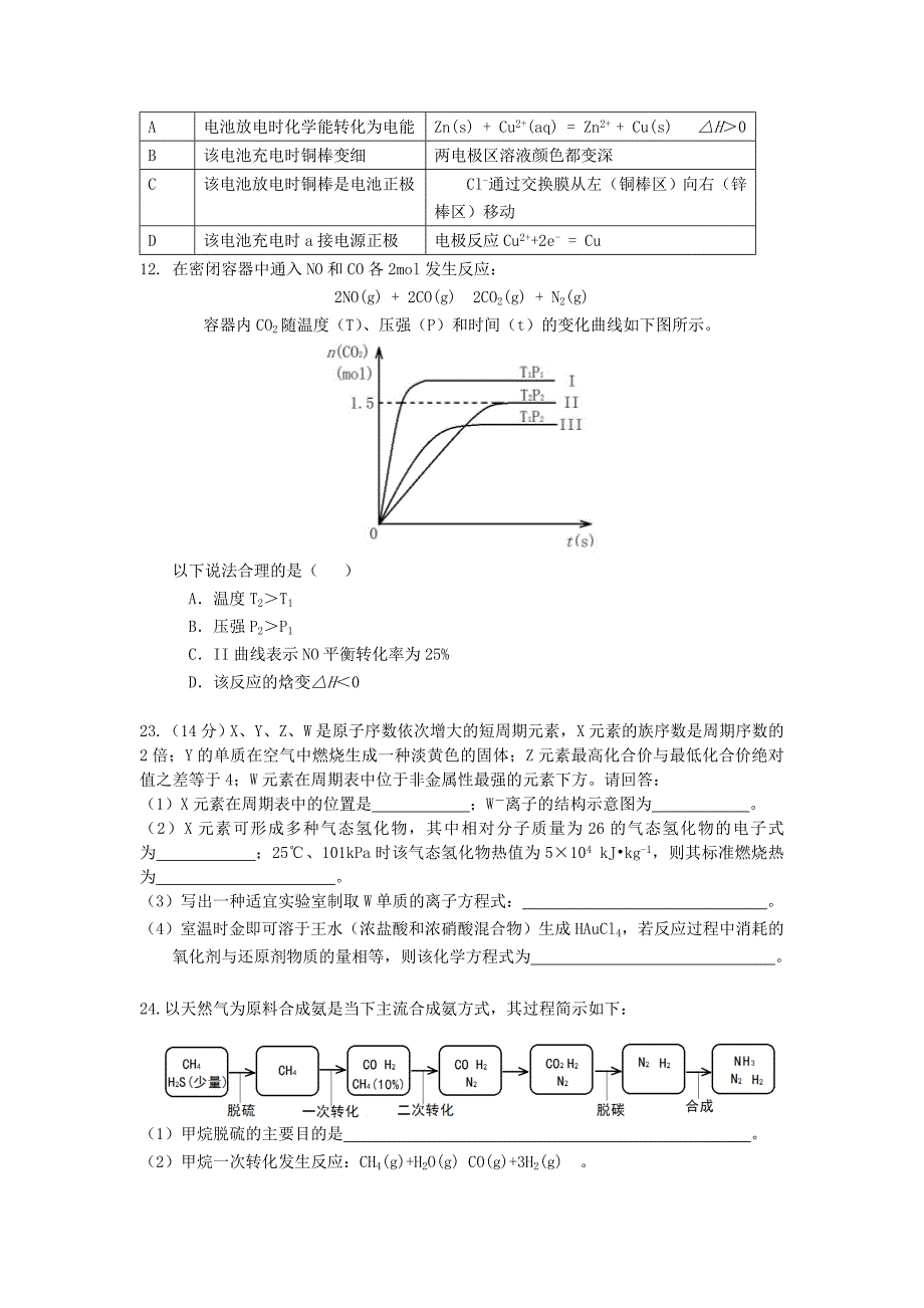 2022年高三理综5月适应性考试试题_第2页