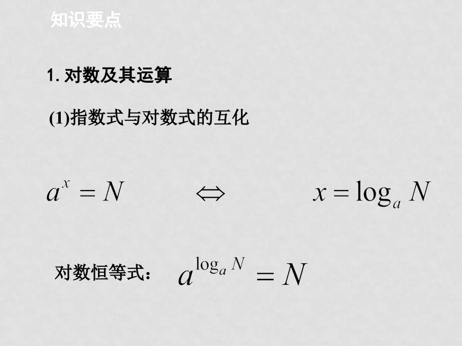 高考数学复习强化双基系列课件10《对数和对数函数》_第5页