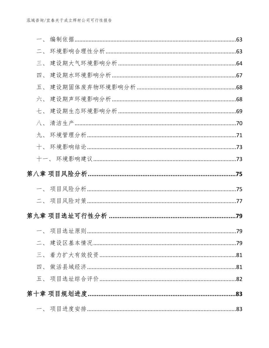 宜春关于成立焊材公司可行性报告模板范本_第5页