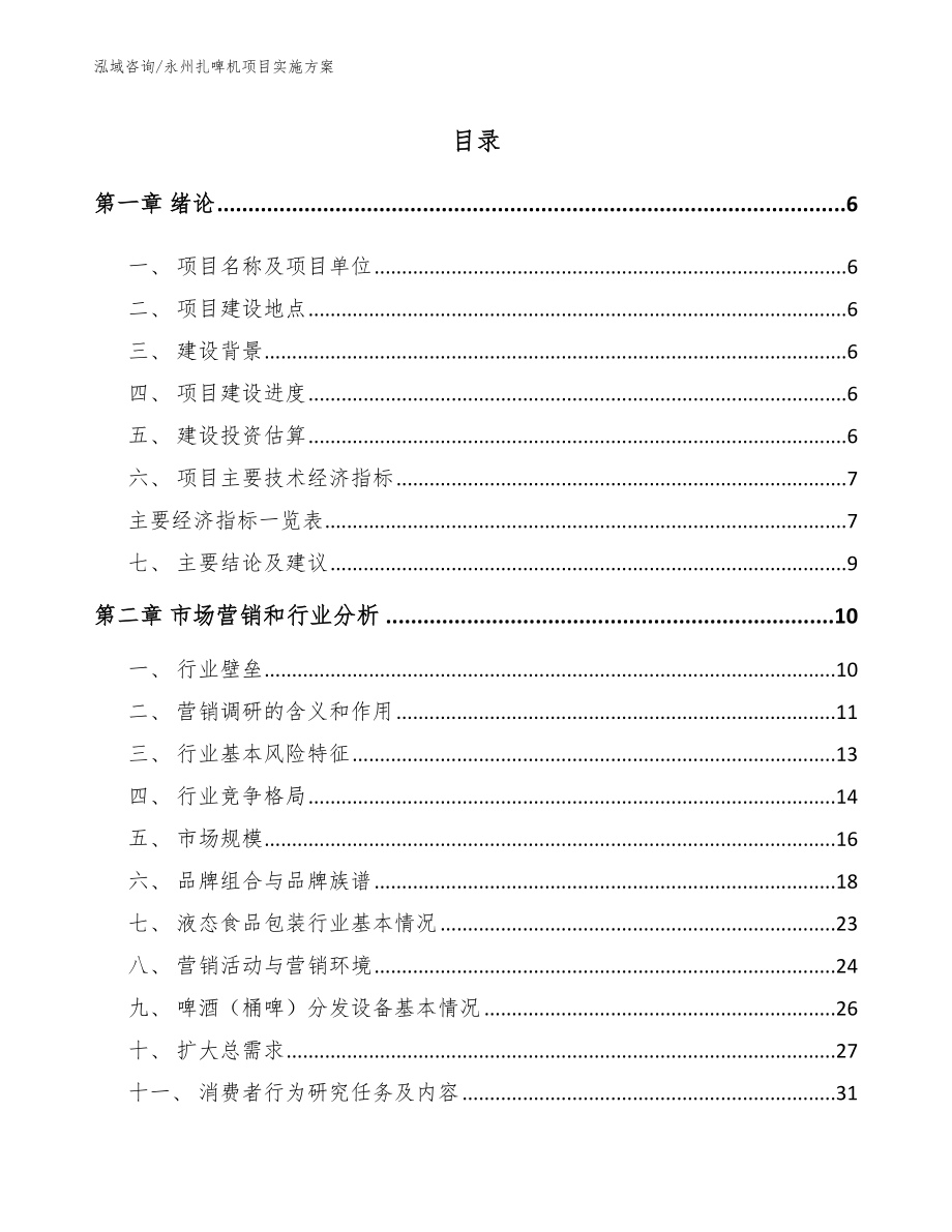 永州扎啤机项目实施方案_第1页