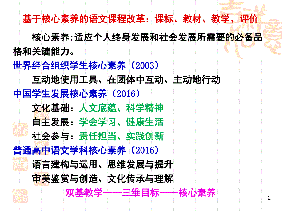 聚焦语文核心素养用好部编一下教材PPT精品文档_第2页