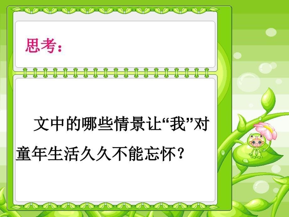 五年级语文下册第二组7祖父的园子第一课时课件2_第5页