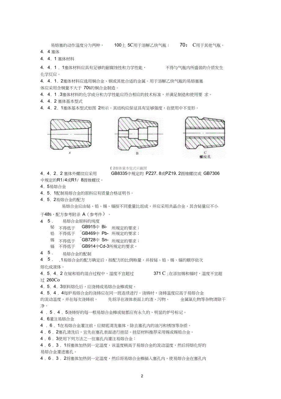 气瓶用易熔合金塞_第2页