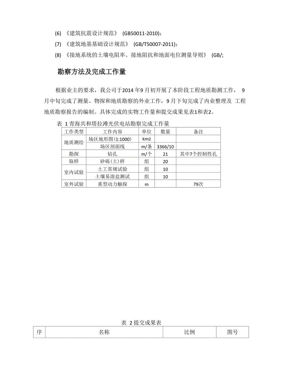 塔拉滩光伏电站工程地质勘察报告_第2页