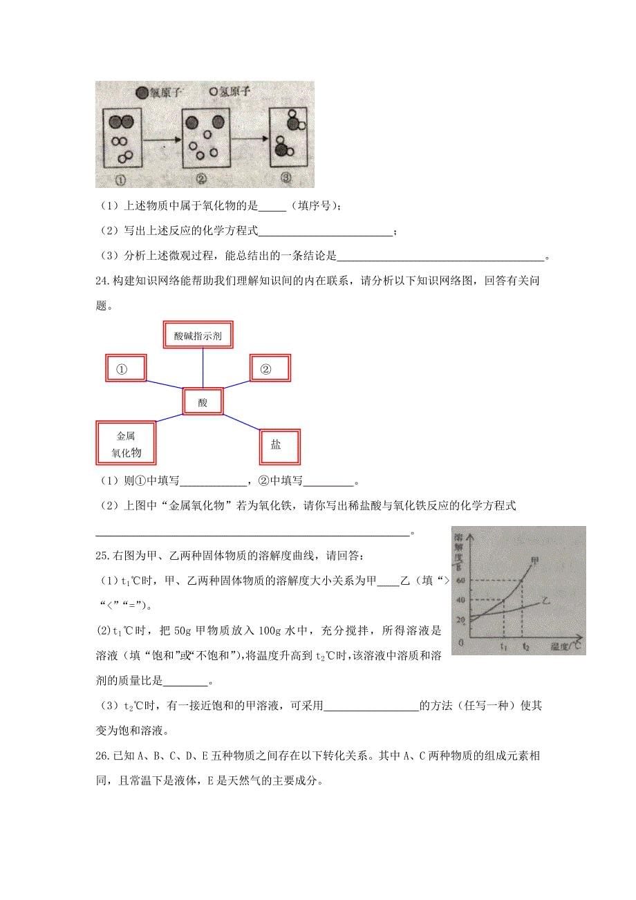 山东省临沂市2013年中考化学试卷（word版,含答案）_第5页