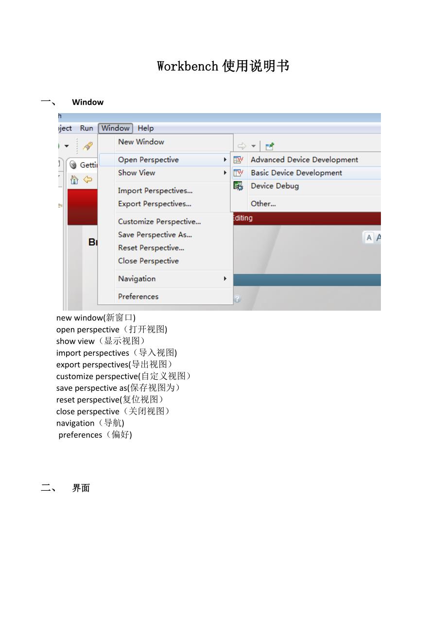 workbench使用说明_第1页